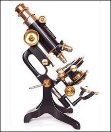 C. Baker 244 High Holborn London #6389, The R.M.S. 1.27 model microscope c.1911