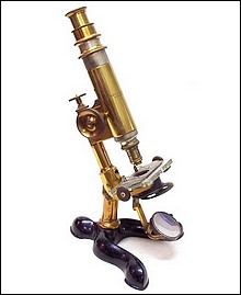 Bausch & Lomb Optical Co., Pat. Oct. 3, 1876, Serial No. 1078. The Physician's model microscope (form), c. 1879