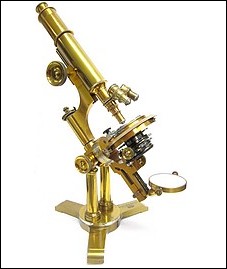 Bausch & Lomb Optical Co., Rochester and New york City, #16221. The final version of the Professional Model microscope, c. 1894