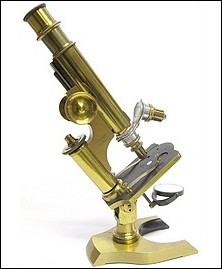J. Grunow, New York No. 984, c. 1889. Continental style microscope
