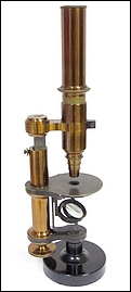 C. Kellner's nachfolger, FR. Belthle in Wetzlar, No. 829, c. 1866. Model 3a, Kleines Mikroskop