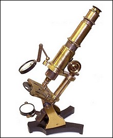 Microscope signed: Gebr. Mittelstrafs, (Mittelstrass), Magdeburg c. 1875 