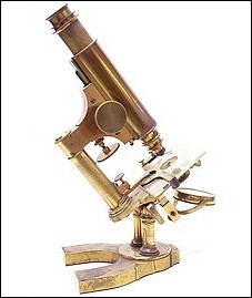 Geo. Wale, Patent June 6, 1876. Fusee chain focusing microscope