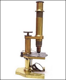 J. Grunow, New York, No. 780. Continental style microscope