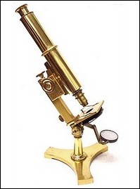 Lyman D. McIntosh, Chicago (unsigned). Pat. March 13, 1883. Microscope for a Solar and Stereopticon Combination, c. 1885