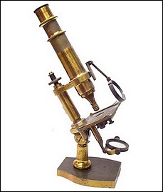  Nachet Opticien, rue Serpente 16, Paris mall model microscope, c.1853 