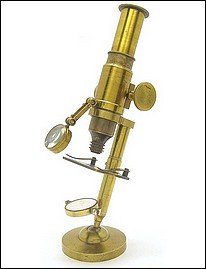 Imported French Microscope with Ball  & Socket Inclination. Benjamin Pike's Son  & co. The Smaller Educational Model, c. 1880