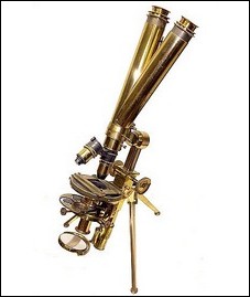 Portable binocular microscope: J. Swift & Son, 43 University St., London W.C. c.1879