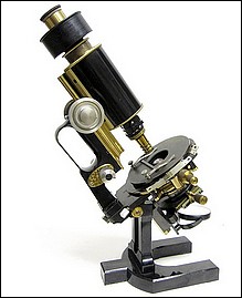 Carl Zeiss, Jena No. 32540. Microscope 1C  for Photomicrography and Projection. Berger's New Model (Jug Handle). c.1899
