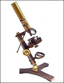 Monocular microscope: Abraham, Liverpool c. 1840