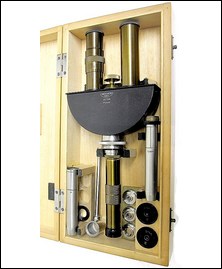 Reichert Wien, No.769, Patent. Multifunctional binocular stereo attachment, c. 1925. After Oskar Heimstädt