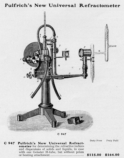 Carl Zeiss, Jena Nr. 11794. Pulfrich Refractometer c. 1920