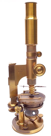 Pistor  &  Martins, Berlin, No. 667. Monocular microscope: c.1860