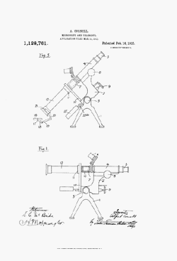 microscope patent: US1128761