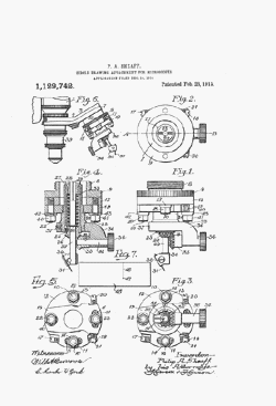 microscope patent: US1129742