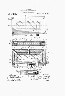 microscope patent: US1144942