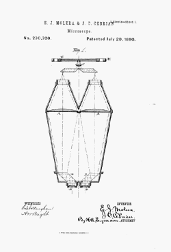 microscope patent: US230320