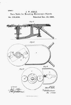 microscope patent: US235030
