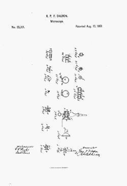 microscope patent: US33031