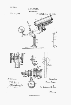 microscope patent: US334009