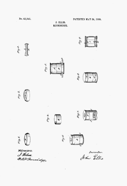 microscope patent: US42843