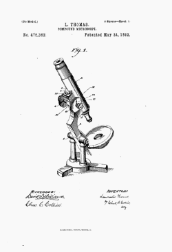 microscope patent: US475362