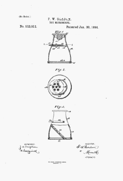 microscope patent: US513912