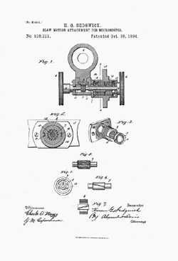 microscope patent: US528211