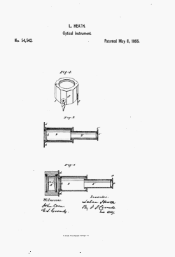 microscope patent: US54542
