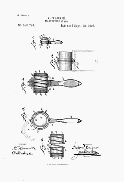 microscope patent: US590798