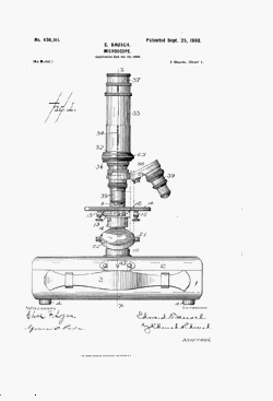 microscope patent: US658611