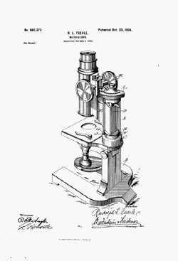 microscope patent: US660372