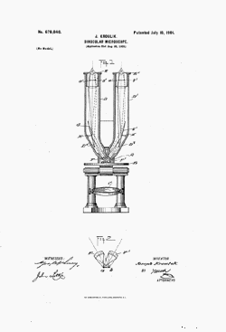 microscope patent: US678848