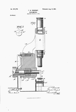 microscope patent: US679779