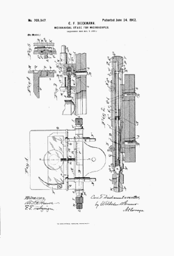 microscope patent: US703047