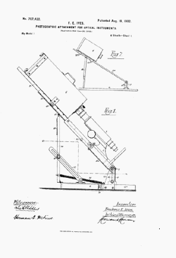 microscope patent: US707422