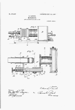 microscope patent: US873007