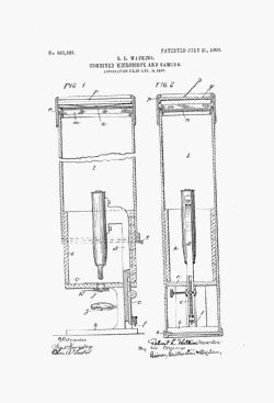 microscope patent: US893823