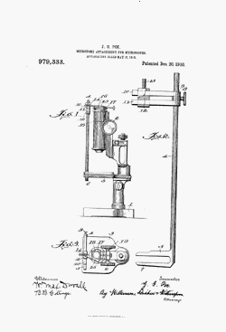 microscope patent: US979333