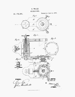 microscope patent: us178391
