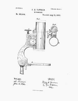 microscope patent: us262634