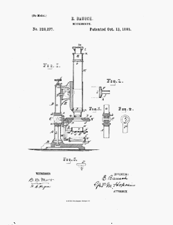 microscope patent: us328277