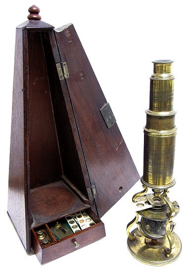 Adams London. Small Culpeper style microscope. c. 1790