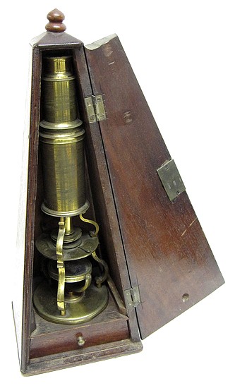 Adams London. Small Culpeper style microscope. c. 1790