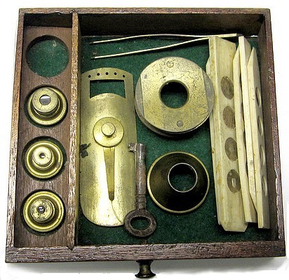 accessories for the Adams Culpeper type microscope