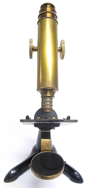 Leopold Schrauer, New York (attributed) unsigned microscope, c. 1880