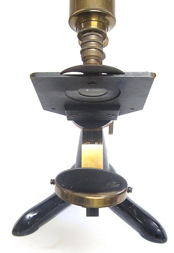 Leopold Schrauer, New York (attributed) unsigned microscope, c. 1880