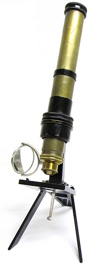 Bausch & Lomb Optical Co., Rochester N.Y. U.S.A., #162120, c. 1923. The No. 40 Model Pocket Microscope