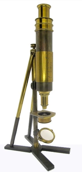 Baker London. Larger Moginie Type Microscope