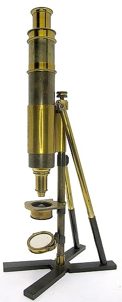 Baker London. Larger Moginie Type Microscope
